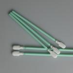 Cleanroom Disposable 102mm Length Industrial Double Layer Polyester Cleaning Swab Sticks for sale