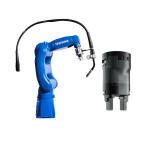 Welding 6 Axis Robotic Arm Yaskawa AR700 Combine With CNGBS Robot Gripper For Handling Robot for sale