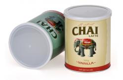 China UV /  Embossed Effect Coffee Paper Composite Cans For Potato Chips Eco-friendly supplier