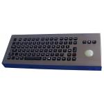 Arabic desktop ruggedized keyboard with transparent trackball , industrial computer keyboard for sale