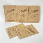 China Three Side Sealed Mylar Kraft Paper Bag Custom Printing Biodegradable Paper Pouch for sale