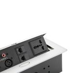 Customize Desktop Pop Conference Table Socket Telephone Audio Terminal Box