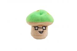 China Creative 10cm Vocal Mushroom Plush Toys For Pet supplier