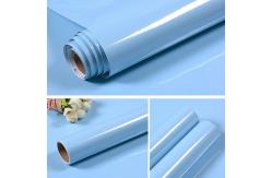 China Orange Blue Green Glossy Peel And Stick Wallpaper 60cm 120cm Countertop Wallpaper supplier
