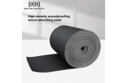 China 1.2mm / 2mm / 3mm Thickness Soundproofing Materials Black Mass Loaded Vinyl supplier