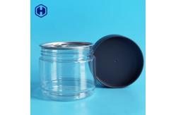 China Round Empty 438ml 15oz Stackable Clear Plastic Cans supplier