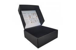 China E Flute Customized Food Packaging Box Deboss CMYK Cardboard Mailing Box supplier