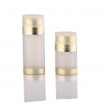Double Chamber Plastic Cosmetic Containers ODM 60ml Vacuum Cosmetic Bottle for sale