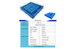 China Export Economy HDPE Pallets Injection Moulded Pallets For Cargos supplier