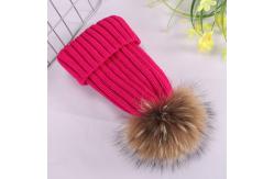 China Adults Wool Top Knit Beanie Hats Plush Style Quick Dry Eco Friendly Feature supplier