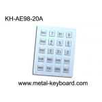 20 Keys Vandal - Proof Industrial Metal Keyboard USB or PS2 Interface for sale