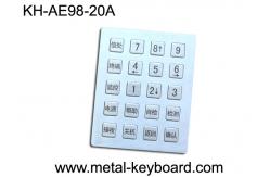 China 20 Keys Vandal - Proof Industrial Metal Keyboard USB or PS2 Interface supplier