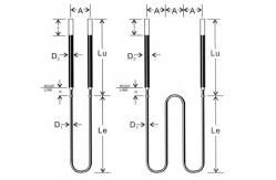China Heat Treating MoSi2 Heating Elements Forging , Annealing , Hardening And Deoxidizing supplier