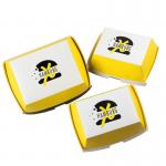 ECO friendly foldable packaging printing hamburger box lunch fast food paper bagasse customized wholesale for sale