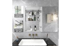 China Rust Resistant Lighted Mirror TV Aluminium LED Backlit Bathroom Mirror supplier