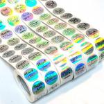 Waterproof Metal Anti Counterfeiting Label With Silk Screen Printing for sale