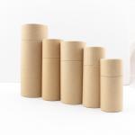 Kraft Paper Tube Packaging , Food Grade Cardboard Cylinder Container For Tea for sale