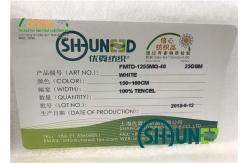 China 40 Mesh Pattern Full Cross White Non Woven Fabric , Non Woven Material supplier