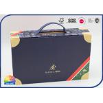 UV Portable Hinged Lid Presentation Box With Leather Handbags