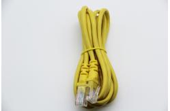 China UTP 26AWG Copper Cat5E Ethernet Patch Cable Round Wire Shape supplier