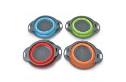 China 2 Pieces Kitchen Space Saver Colanders Strainers Collapsible supplier