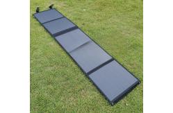 China Durable 80W Solar Folding Bag Waterproof Fabric Portable Emergency Solar Panels supplier