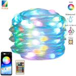Smart App Control LED Christmas String Light RGB Bluetooth USB For Wedding Holiday for sale