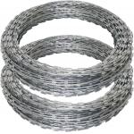 0.4mm-0.6mm PVC Coated Barbed Wire Anti Climb Heat Treated for sale