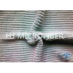 Microfiber Stripe Coral Fleece Cloth 100 Polyester Fabric For Micro Fiber Cloth for sale