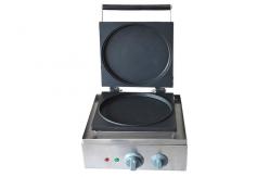 China Single Round Cake Donut Maker, Electric Crepe Waffle Making Machine Snack Bar Equipment supplier