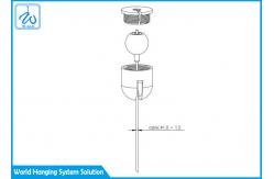 China Spherical Pendant Light Mounting Kit , Self Tapping Screw Diy Hanging Light Kit supplier