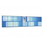 Train Station Supermarket Luggage Lockers Hall Storage Locker with Smart Lock System Remote Control Function for sale