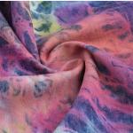 180gsm Washed Denim Jeans Fabric Cotton Tie Dye Colored Shirting 5.3OZ for sale