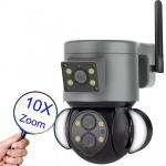 Weatherproof PTZ Home Indoor Security Camera 4MP Wireless Durable for sale