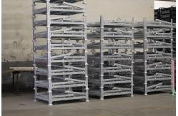 China CE RAL Powder Coated 1000KG Folding Wire Mesh Container supplier