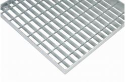China Heavy Duty Walkway Q235 Grade Press Lock Steel Grating 33mm × 33mm supplier
