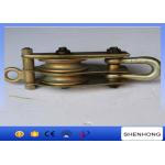 Cable Pulling Tower Erection Tools 1T 3T 8T Single Sheave Loop Type Lifting Pulleys for sale