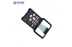 China PET Transparent LCD Flat Membrane Switch Matte Surface Keypad supplier