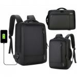 Business Anti Theft Slim Durable Laptops Backpack 15.6 Inch With USB Charging Port,Water Resistant for sale