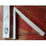 Wall Mounted Invisible Plastic Clothes Hangers Space Saving Durable Aluminum for sale