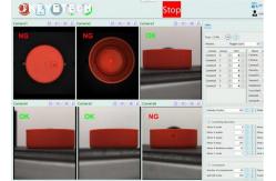 China Visual Inspection System for Plastic Alaska Cap with Machine Vision Technology supplier