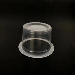 100ml 3.5oz Disposable Plastic Sauce Cups Transparent Yogurt Parfait Plastic Cups for sale