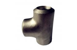 China Seamless Carbon Steel Pipe Tee Smooth Butt Weld Three Way Tee supplier