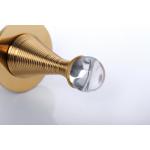 Deck Mounted Gold Widespread Bathroom Faucet 3 Hole 2 Handle Solid Brass