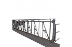 China Selflocking Panel Cow Head Lock Cattle Farm Machinery Equipment supplier