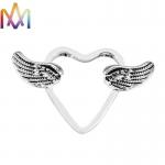 Halloween Devil Heart Pendant With Wings for sale