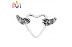 China Halloween Devil Heart Pendant With Wings supplier