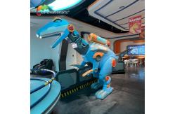 China Customized Robotic Fibreglass Dinosaur Model For Theme Park Decoration supplier
