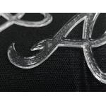 Custom Imitate Ice Semi Transparent Glossy TPU Logo Heat Transfer Badge For Garment for sale