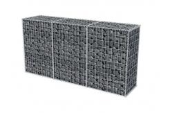 China 2x1x1 Wire Mesh Stone filled Gabion Wall Baskets supplier